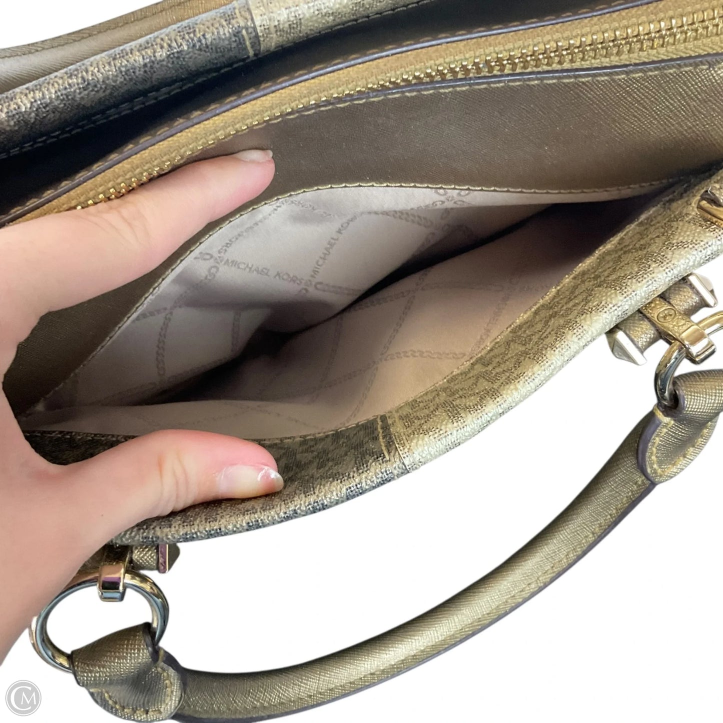 Handbag Designer By Michael Kors, Size: Medium