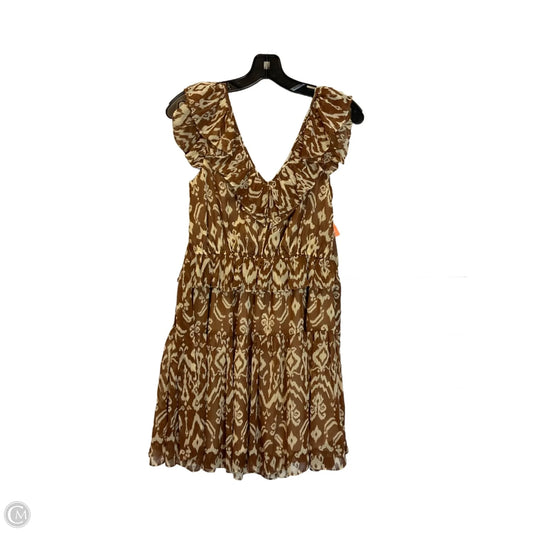 Dress Casual Short By Moon River In Brown, Size: Xs