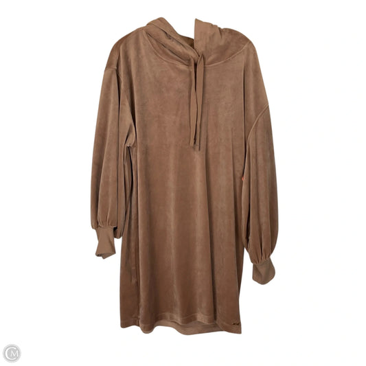 Dress Casual Short By Calvin Klein In Tan, Size: Xl