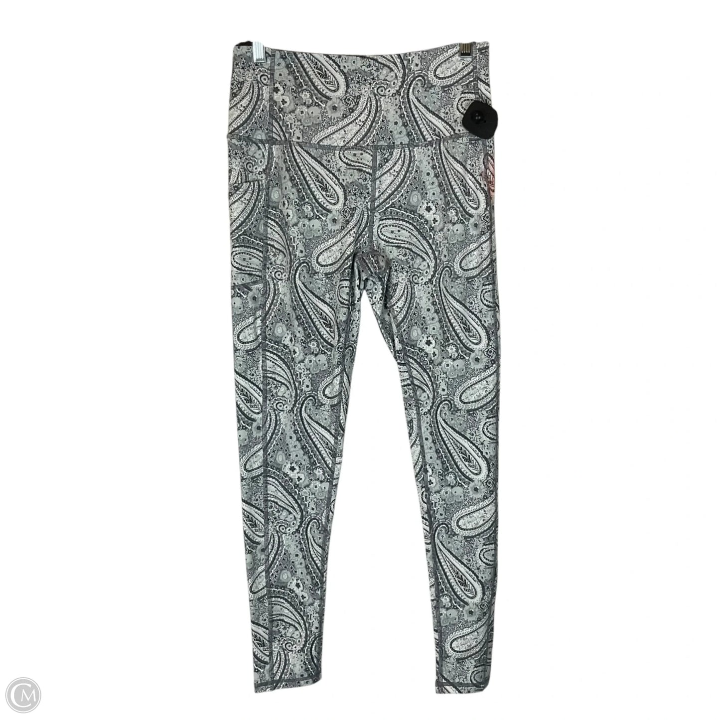 Athletic Leggings By Vera Bradley In Grey, Size: M