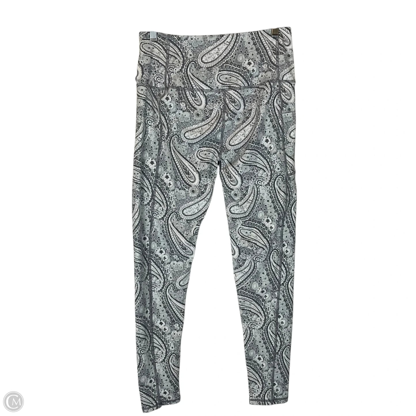 Athletic Leggings By Vera Bradley In Grey, Size: M