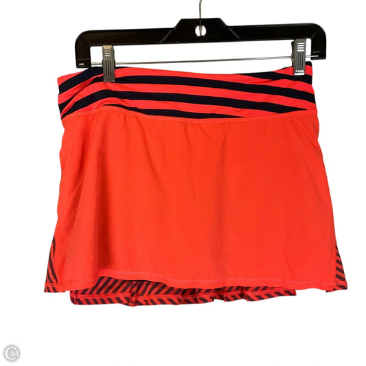 Athletic Skort By Lululemon In Orange, Size: 6