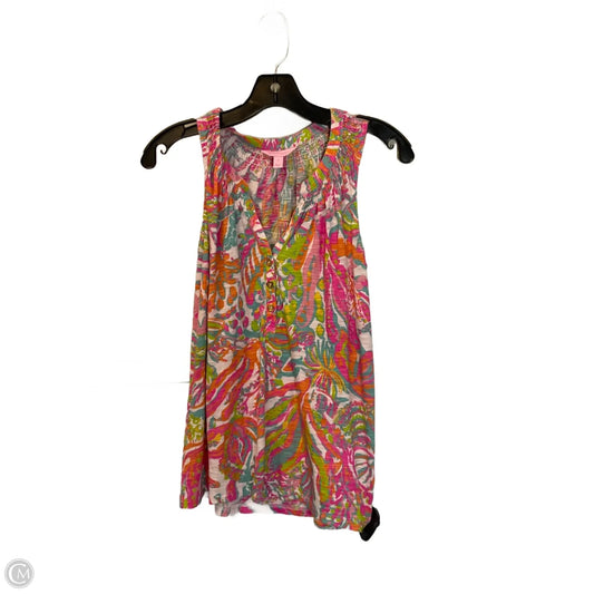 Top Sleeveless Designer By Lilly Pulitzer In Multi-colored, Size: S
