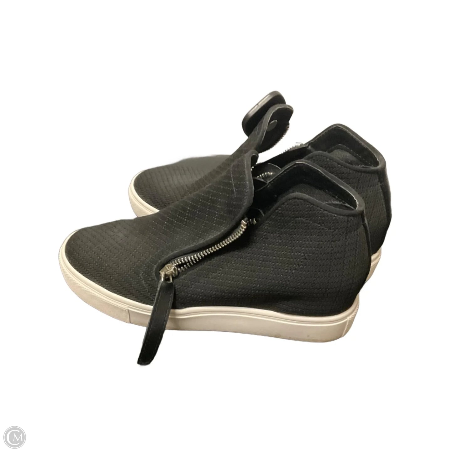 Shoes Heels Wedge By Steve Madden In Black, Size: 6