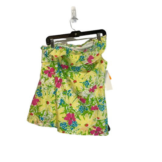 Top Sleeveless Designer By Lilly Pulitzer In Yellow, Size: M