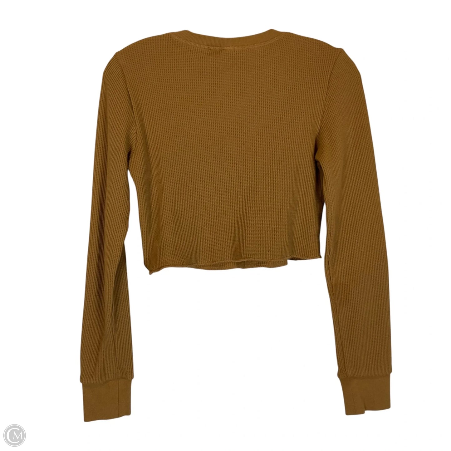 Top Long Sleeve Basic By Skims In Brown, Size: M