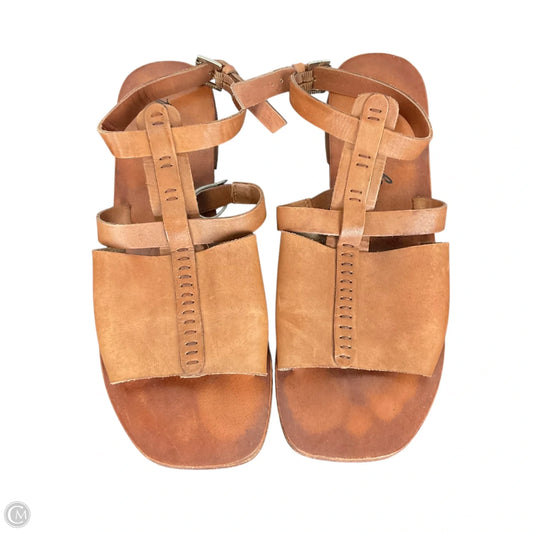 Sandals Flip Flops By Free People In Brown, Size: 7.5