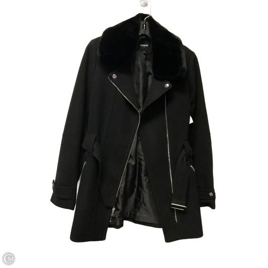Coat Peacoat By Express In Black, Size: S