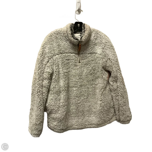 Jacket Faux Fur & Sherpa By Clothes Mentor In White, Size: M