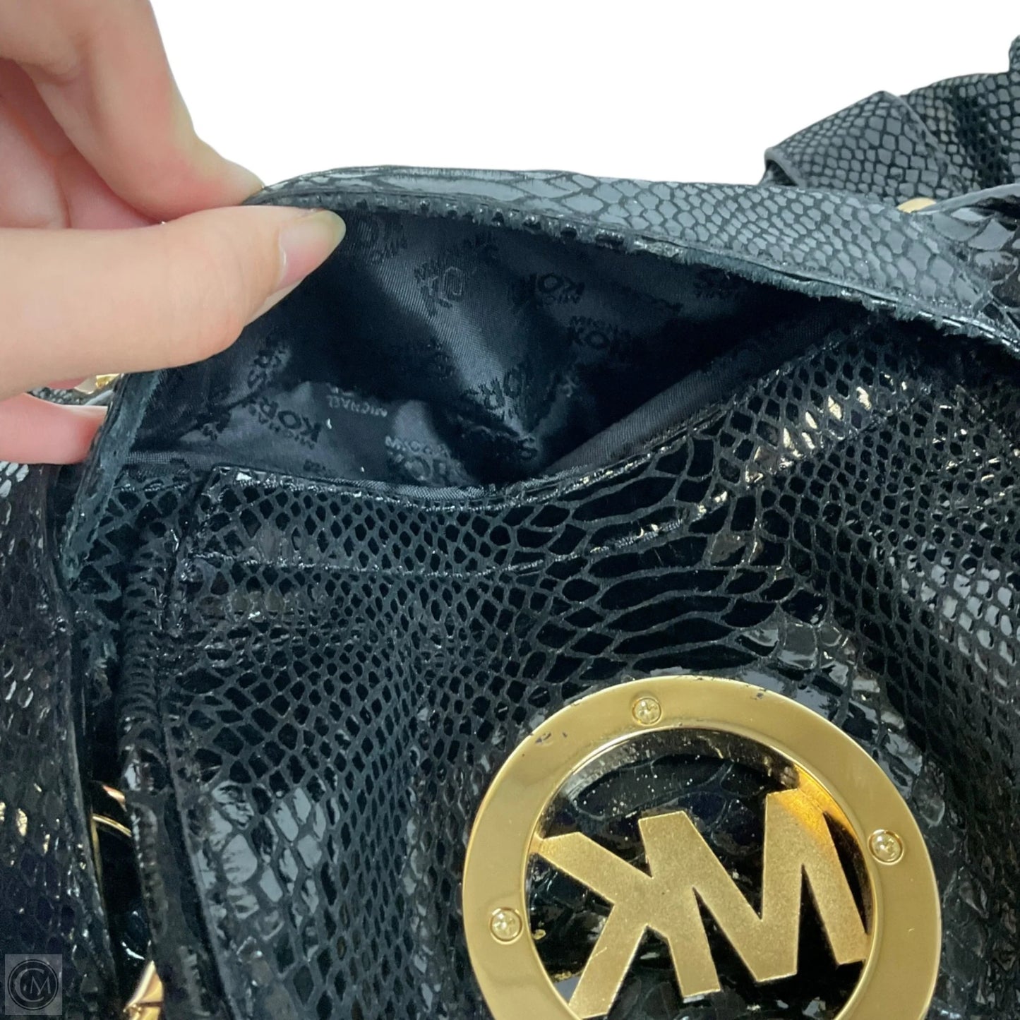 Handbag Designer By Michael Kors, Size: Medium