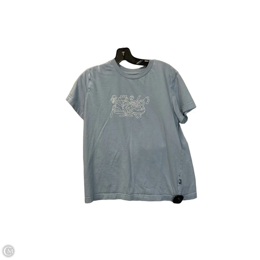 Top Short Sleeve Basic By New Balance In Blue, Size: M