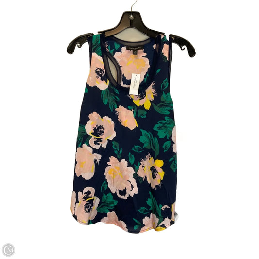 Top Sleeveless By Banana Republic In Floral Print, Size: S