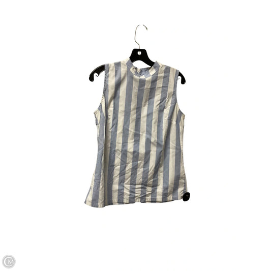 Top Sleeveless By Banana Republic In Striped Pattern, Size: S