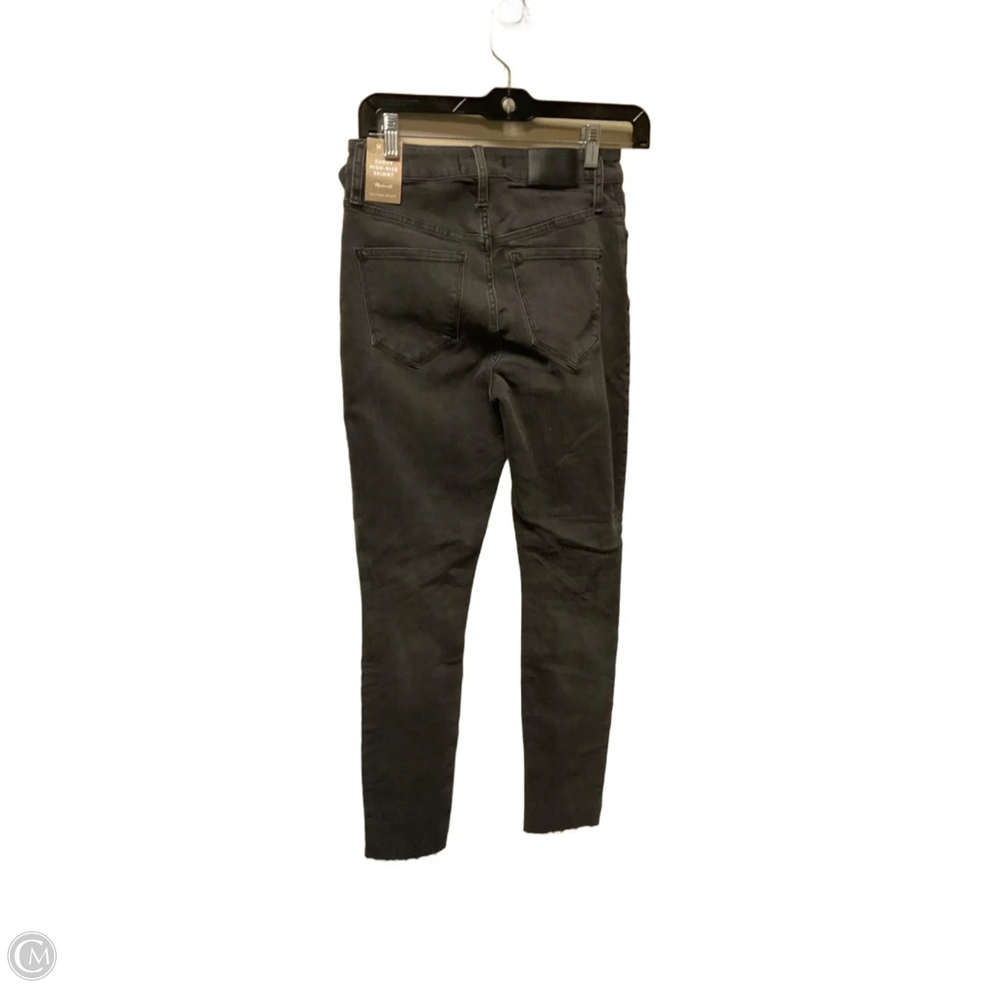 Jeans Skinny By Madewell In Black Denim, Size: 2