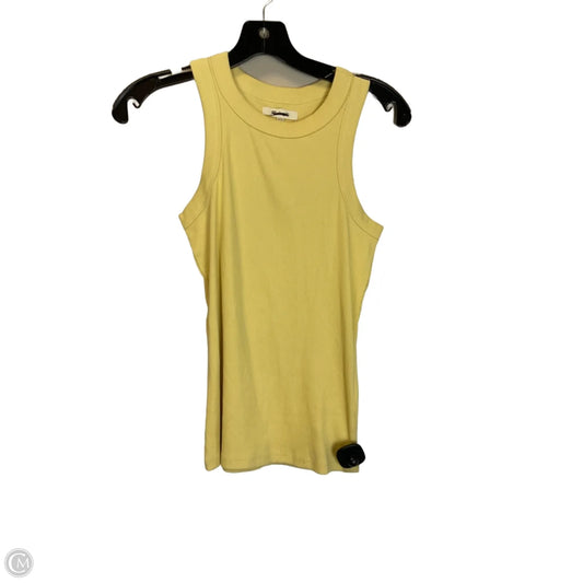 Tank Top By Madewell In Yellow, Size: Xxs