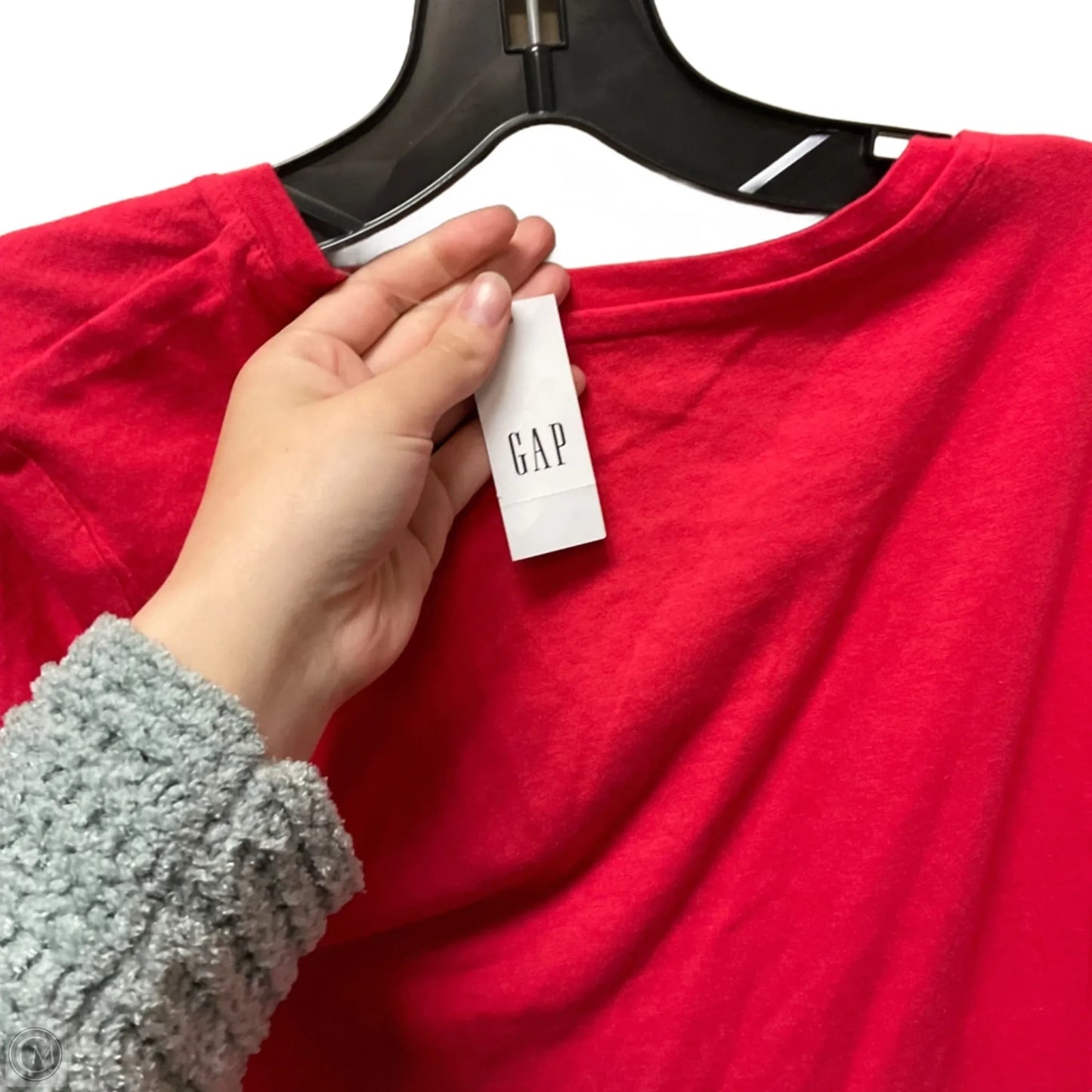 Top Short Sleeve Basic By Gap In Red, Size: S