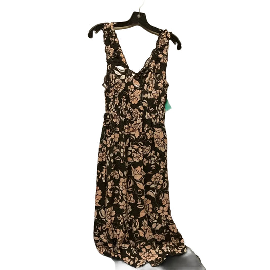Dress Casual Midi By Patrons Of Peace In Brown, Size: S