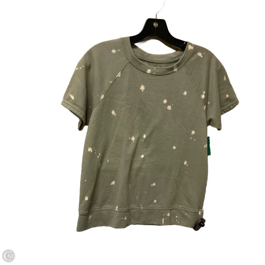 Top Short Sleeve By Thread And Supply In Green, Size: Xs
