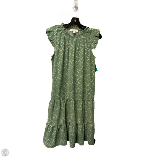 Dress Casual Short By Monteau In Green, Size: Xs