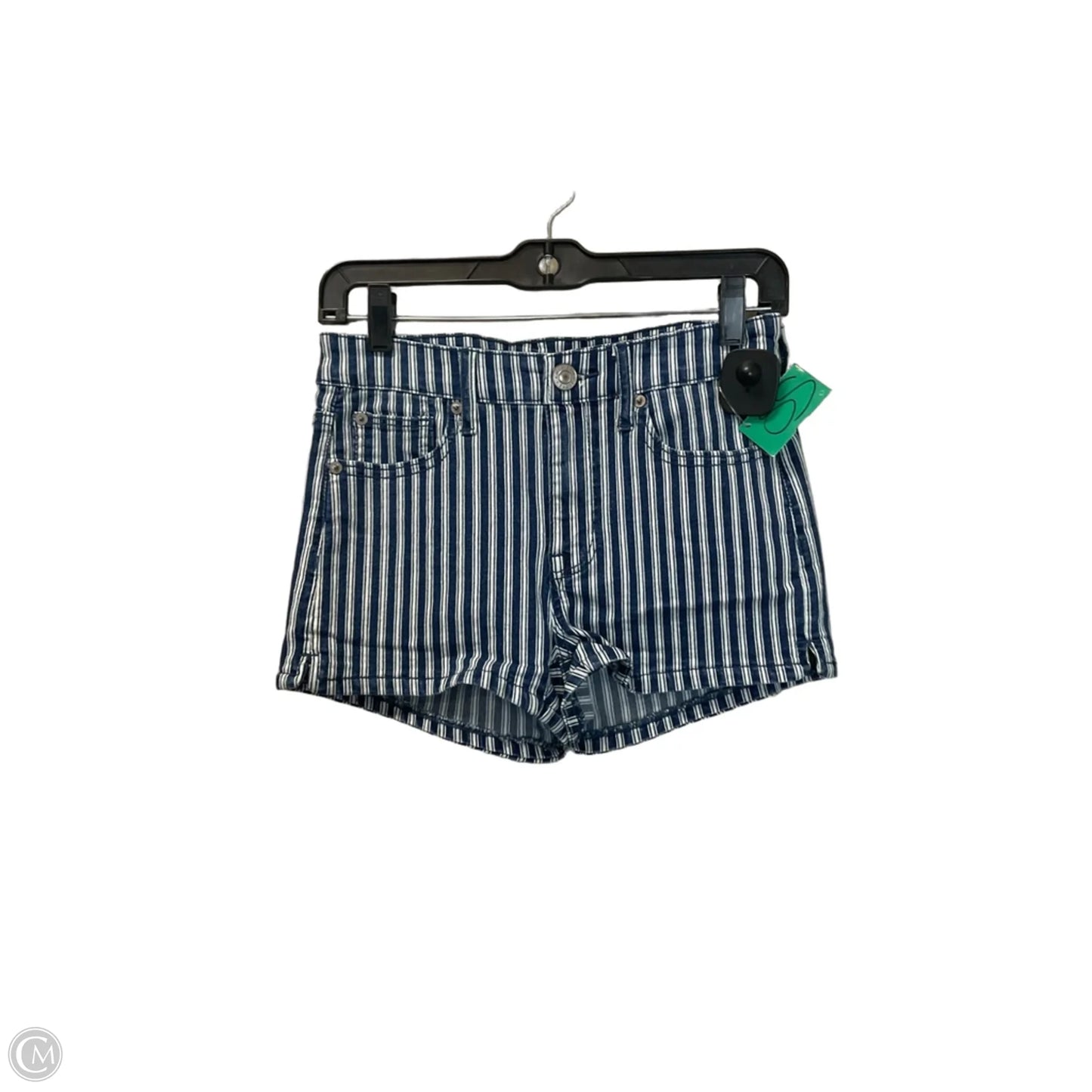 Shorts By American Eagle In Blue Denim, Size: 4
