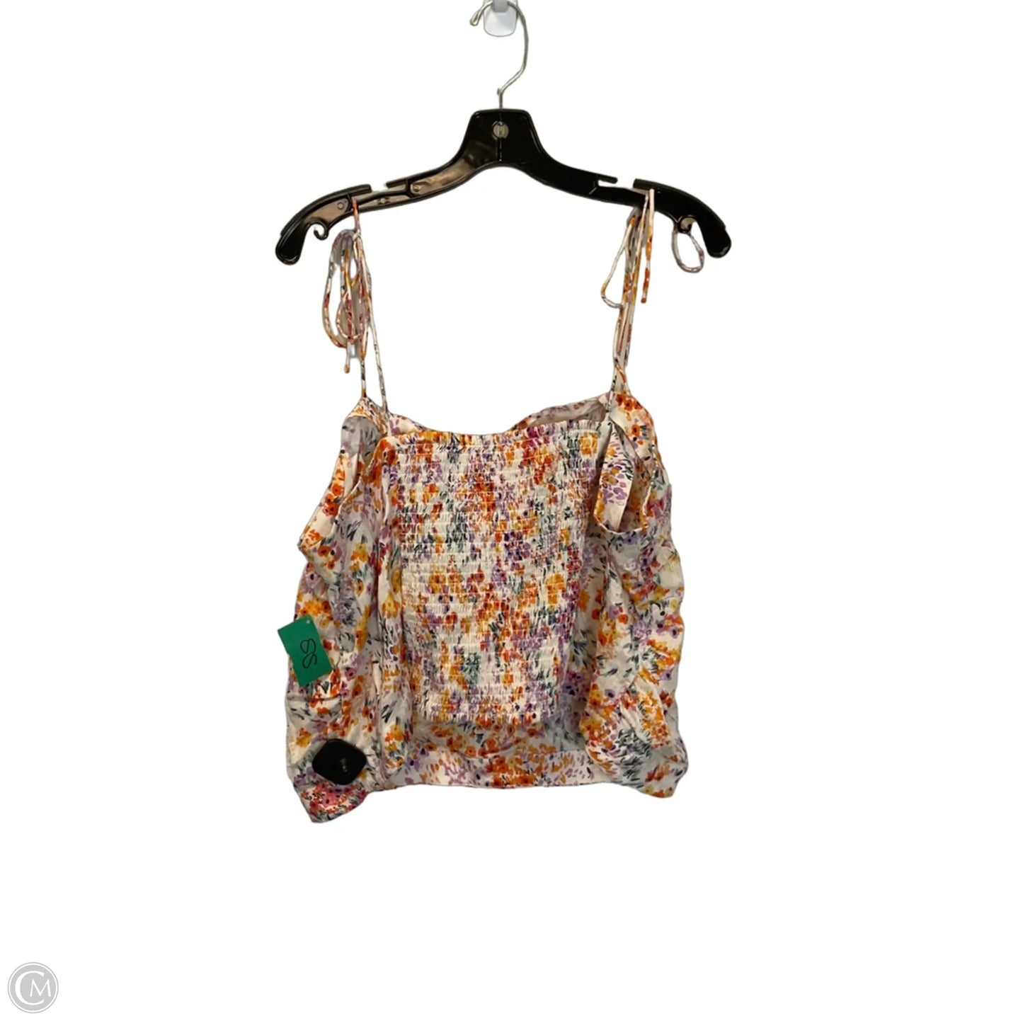 Top Sleeveless Basic By H&m In Floral Print, Size: Xxl