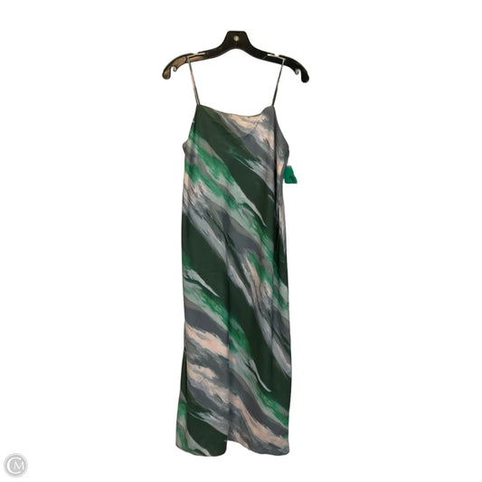Dress Casual Midi By Banana Republic In Green, Size: M