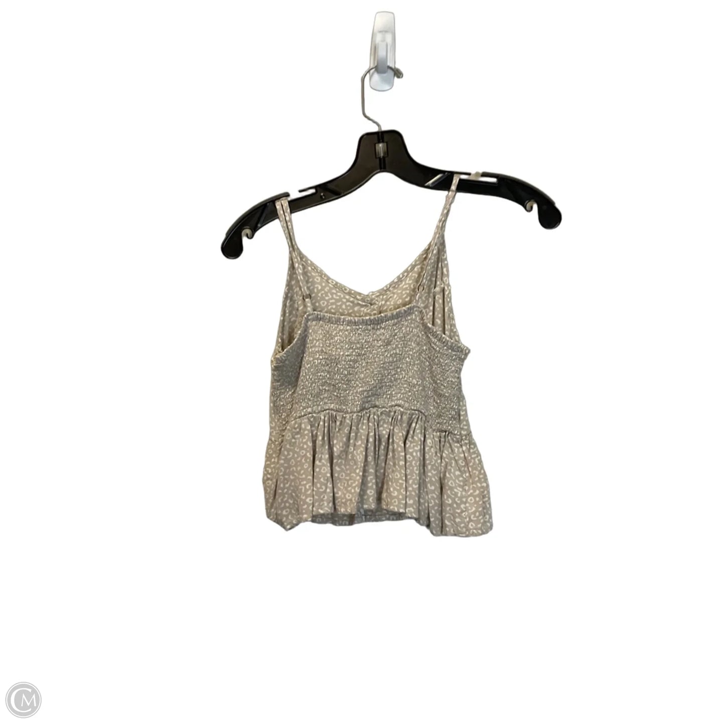 Top Sleeveless Basic By Japna In Tan, Size: Xs
