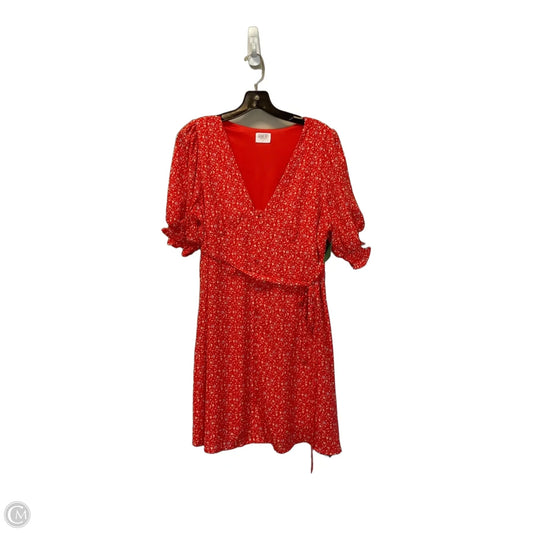 Dress Casual Short By Sienna Sky In Red, Size: L