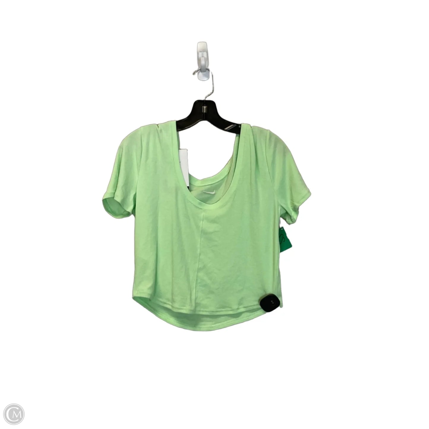 Top Short Sleeve Basic By Nike Apparel In Green, Size: L