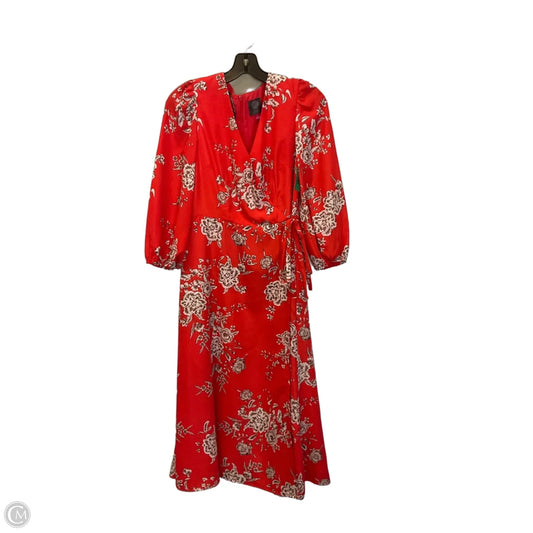 Dress Casual Maxi By Vince Camuto In Red, Size: 4