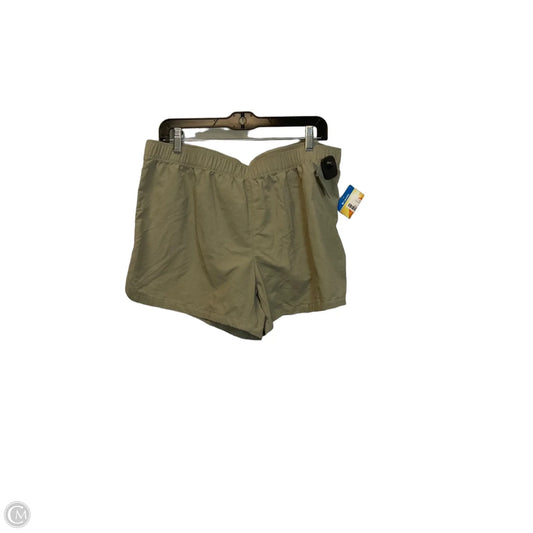 Athletic Shorts By Columbia In Tan, Size: L