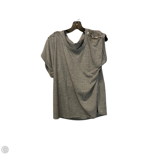 Top Short Sleeve By Sunday In Brooklyn In Grey, Size: M