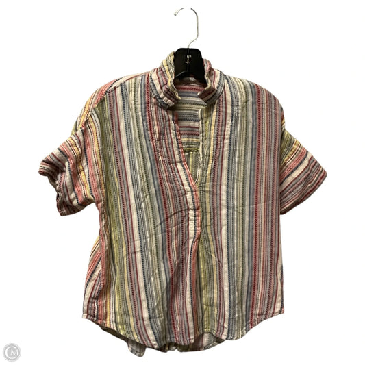Top Short Sleeve By Pilcro In Multi-colored, Size: S