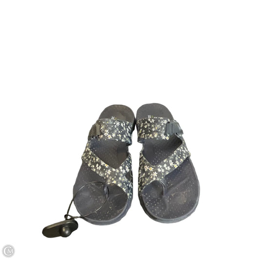 Sandals Flats By Skechers In Blue, Size: 7