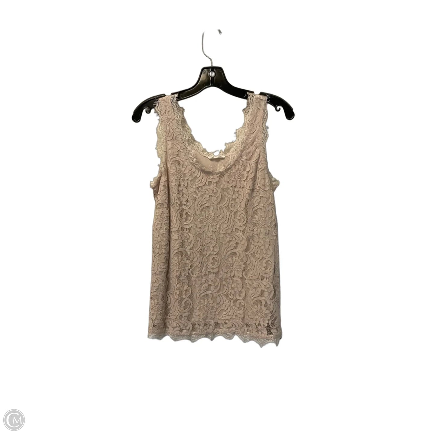 Top Sleeveless By Adiva In Floral Print, Size: S