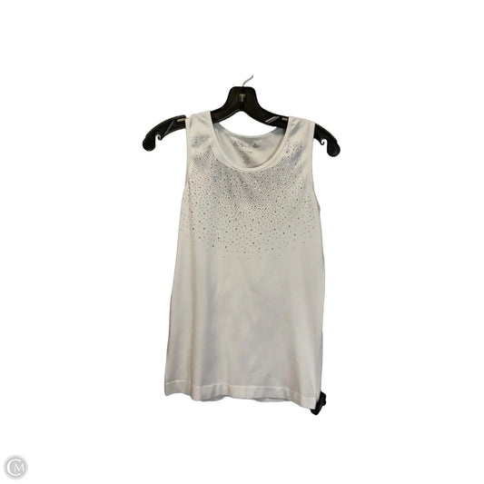 Top Sleeveless By Lc Lauren Conrad In White, Size: S