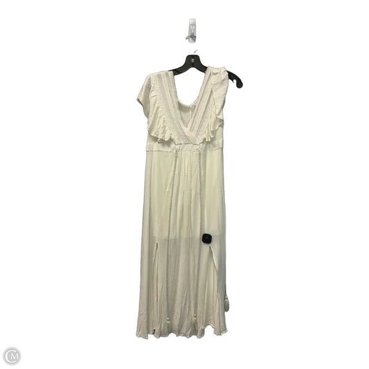 Dress Casual Maxi By Baltic Born In Cream, Size: M