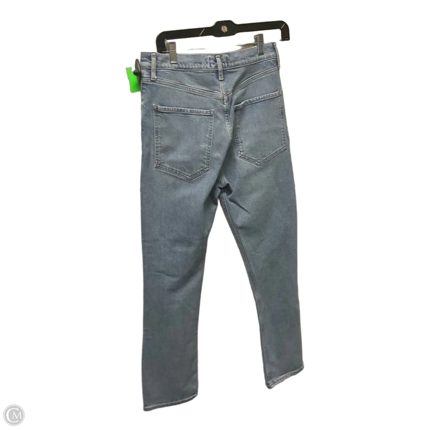 Jeans Straight By Agolde In Blue Denim, Size: 6