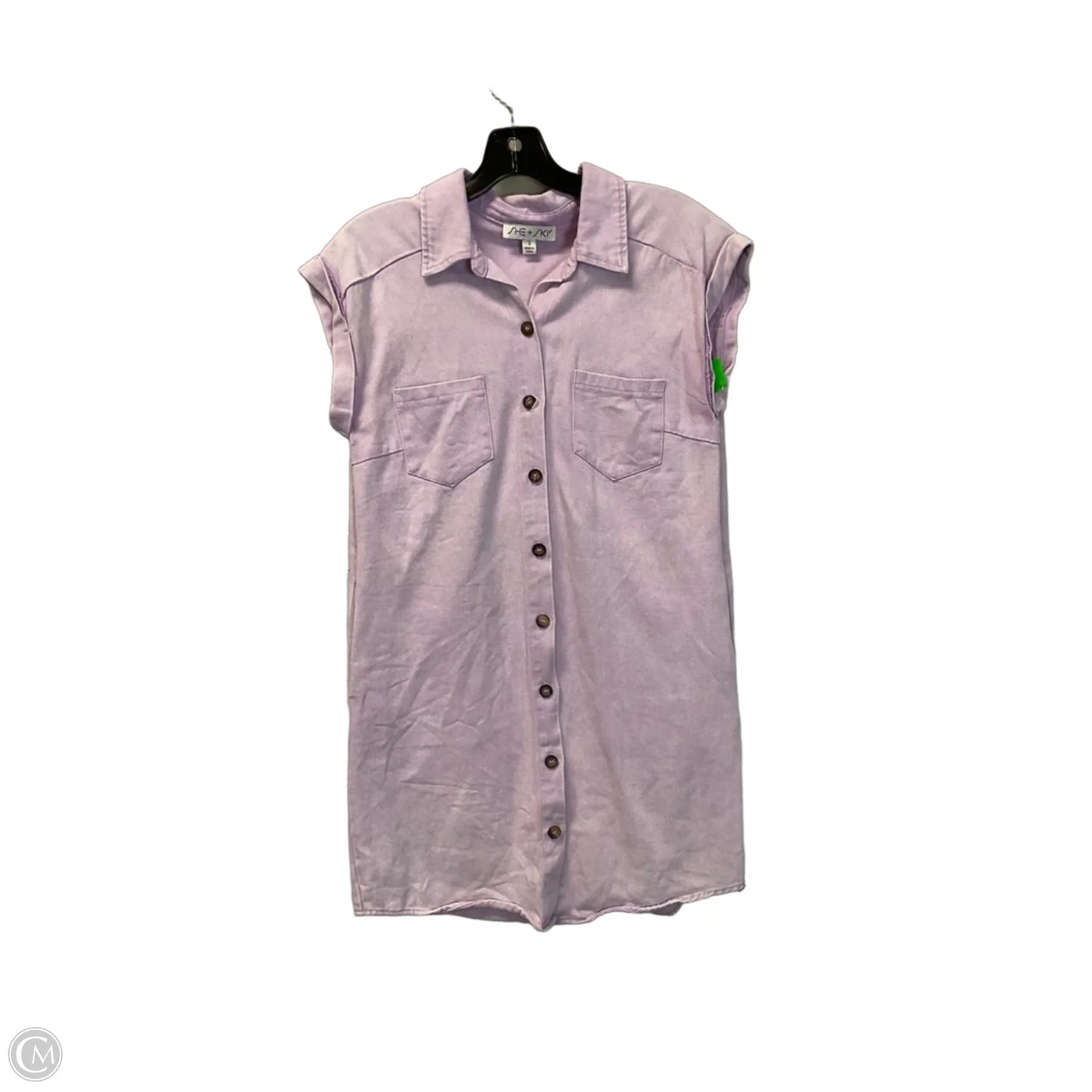 Dress Casual Midi By She + Sky In Purple, Size: S