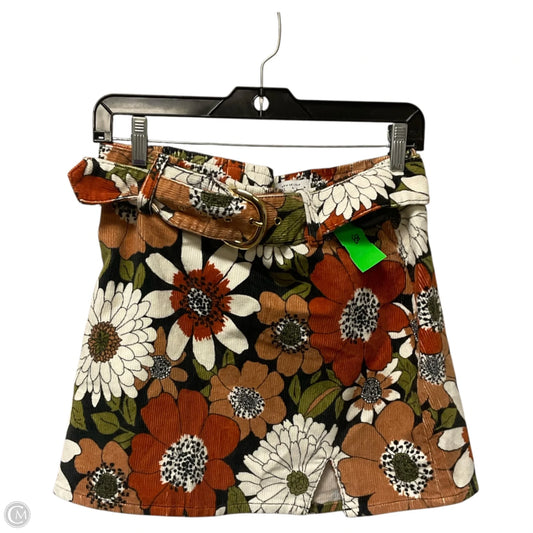Skirt Mini & Short By Show Me Your Mumu In Floral Print, Size: M