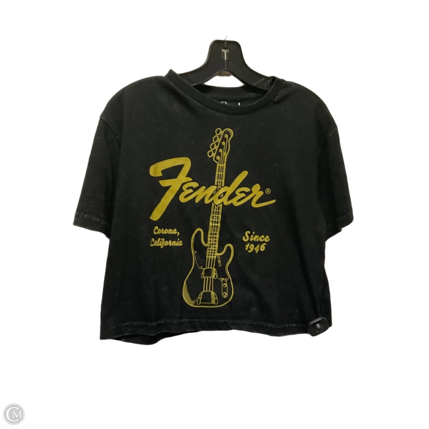 Top Short Sleeve Basic By Clothes Mentor In Black, Size: M