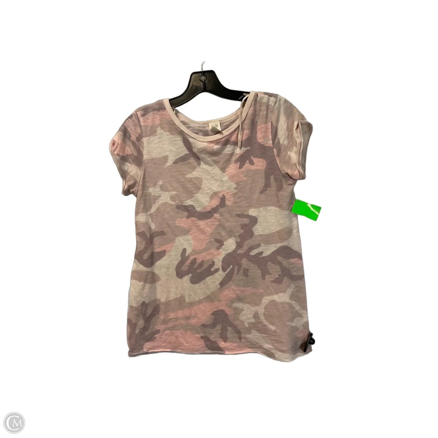 Top Short Sleeve Basic By We The Free In Camouflage Print, Size: S
