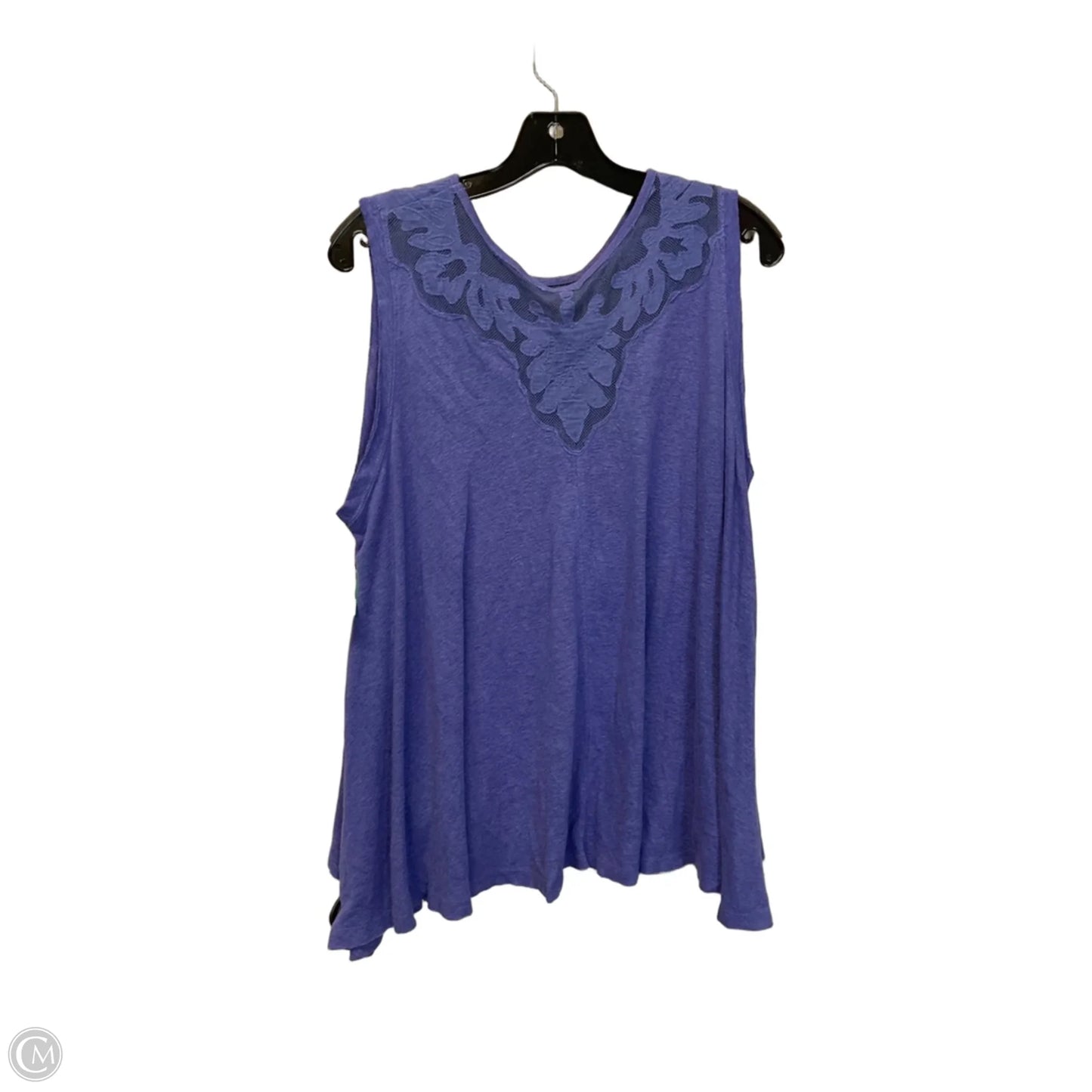 Top Sleeveless By Free People In Purple, Size: S