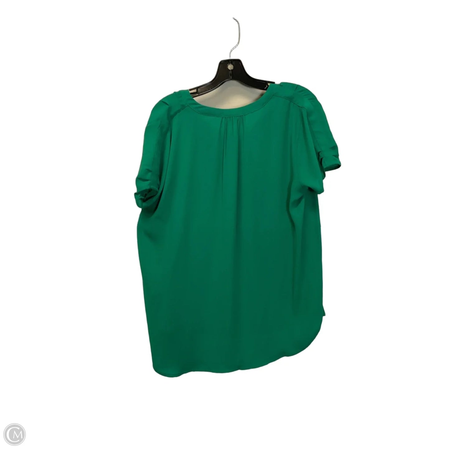 Top Short Sleeve Basic By Pleione In Green, Size: M