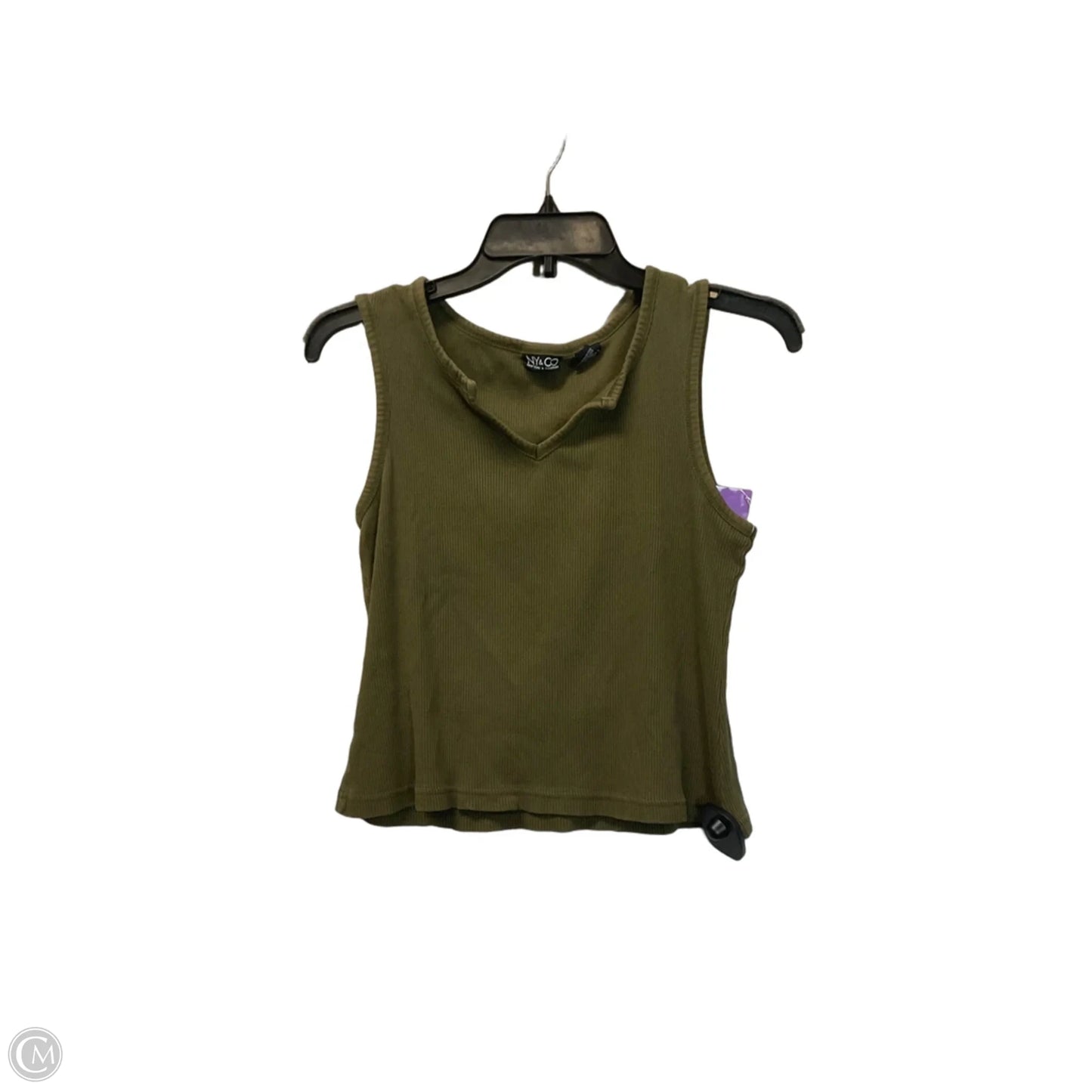 Tank Top By New York And Co In Green, Size: M