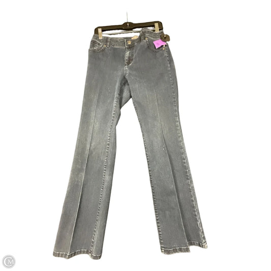 Jeans Straight By Chicos In Blue Denim, Size: 4