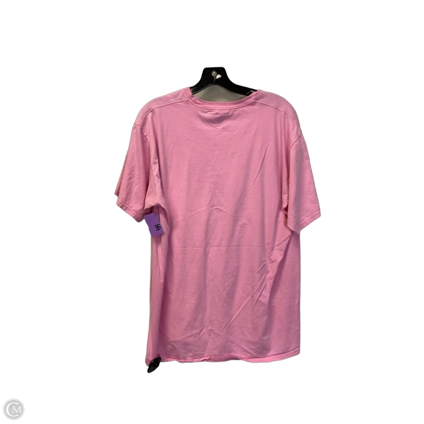 Top Short Sleeve Basic By Clothes Mentor In Pink, Size: Xl