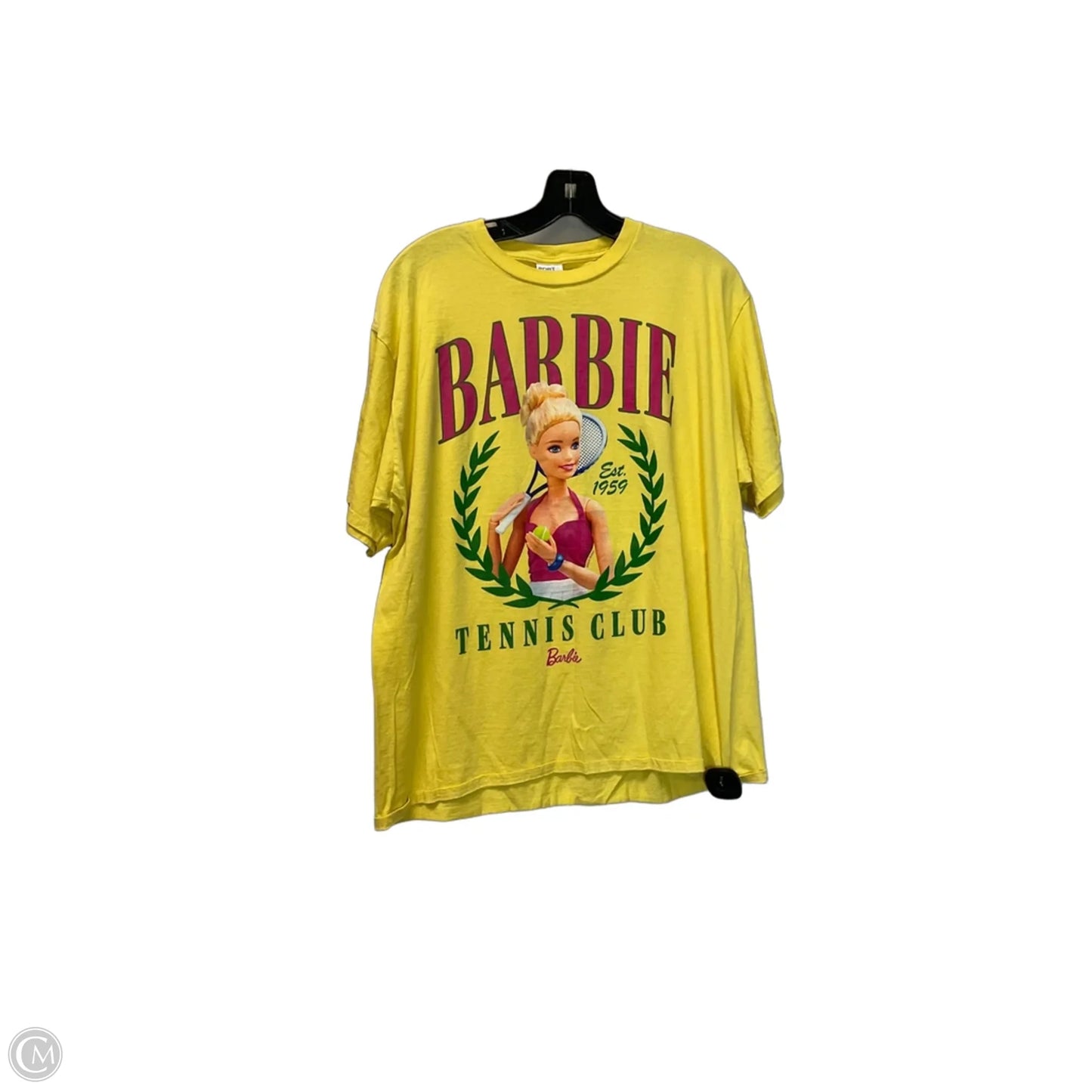 Top Short Sleeve Basic By Clothes Mentor In Yellow, Size: Xl