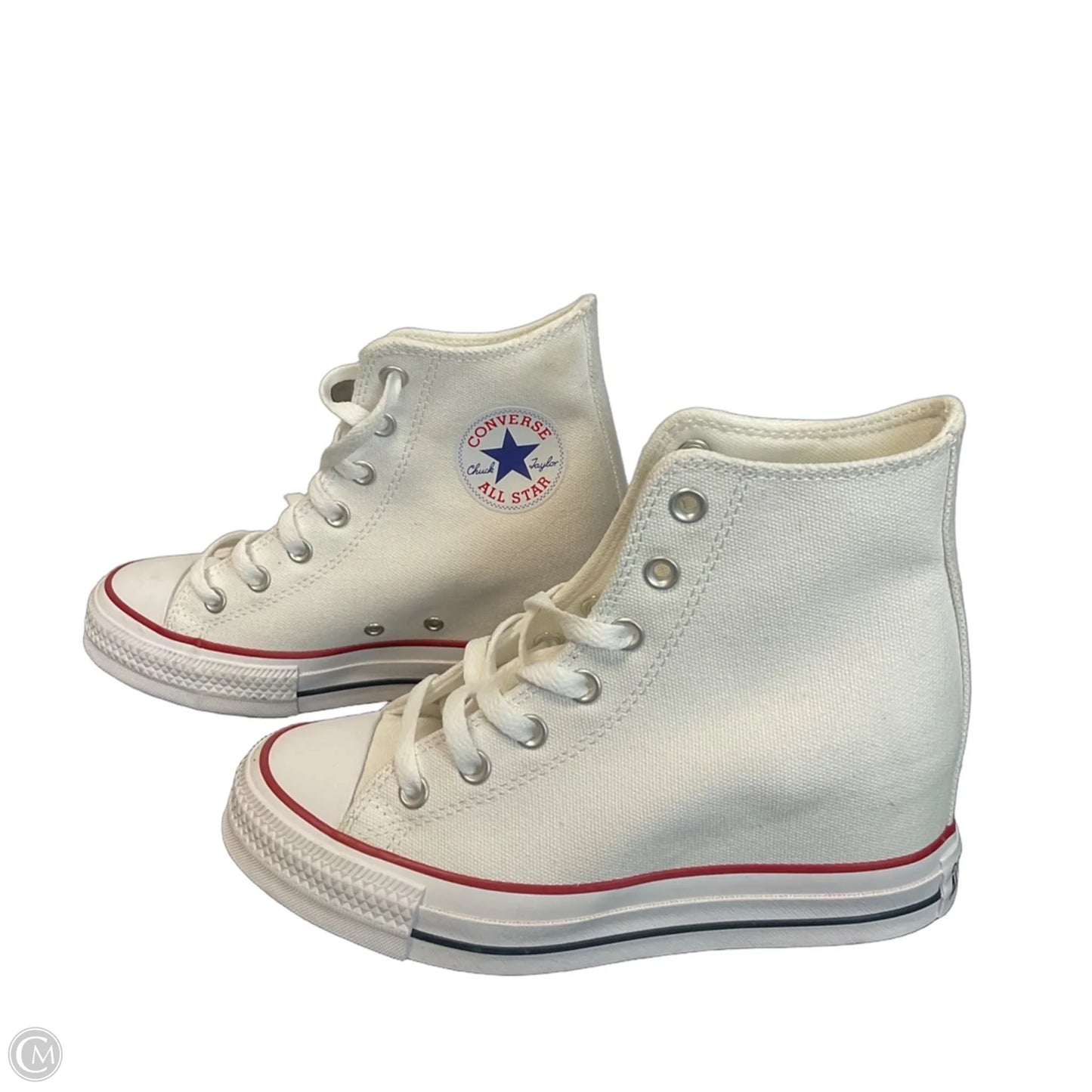 Shoes Sneakers Platform By Converse In White, Size: 7.5