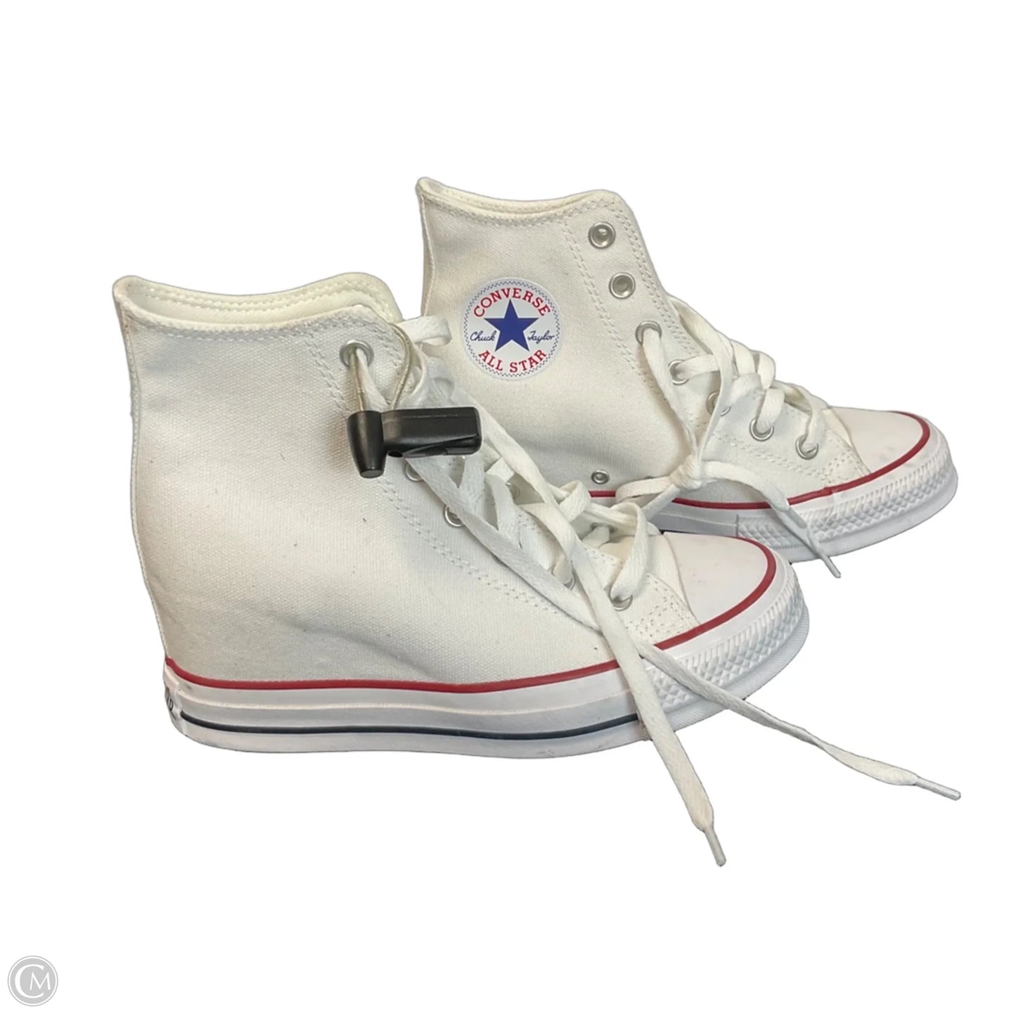 Shoes Sneakers Platform By Converse In White, Size: 7.5
